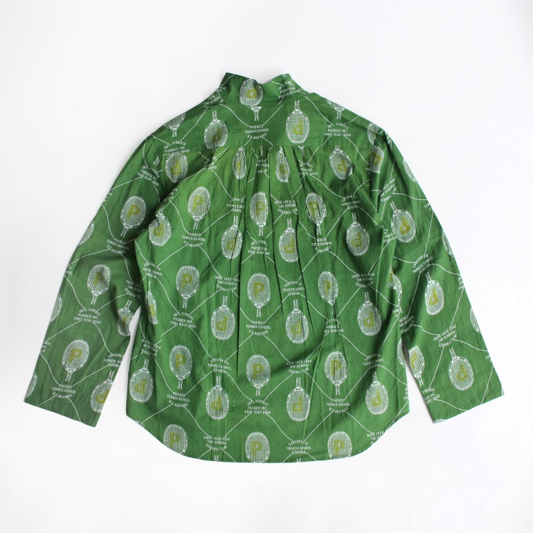 PUEBCO プエブコ｜PULLOVER SHIRT【TENNIS PRINT】