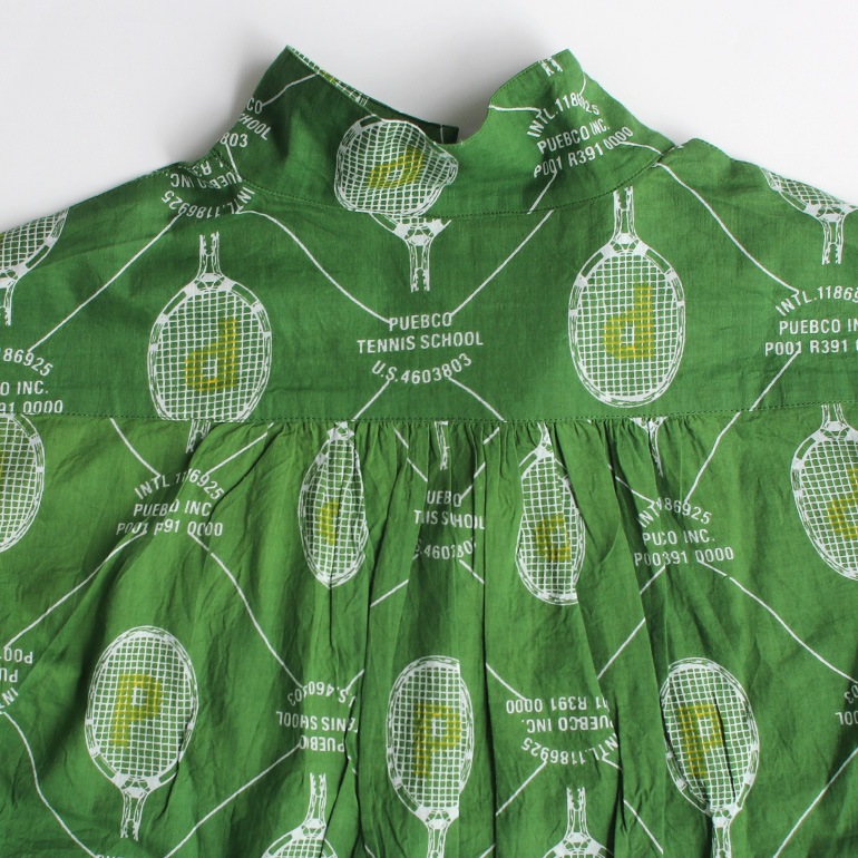 PUEBCO プエブコ｜PULLOVER SHIRT【TENNIS PRINT】