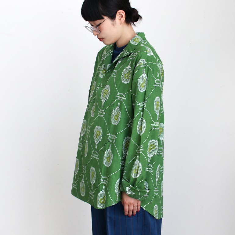PUEBCO プエブコ｜PULLOVER SHIRT【TENNIS PRINT】