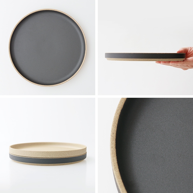HASAMI PORCELAIN ハサミポーセリン｜Plate Φ22cm/ブラック HPB004