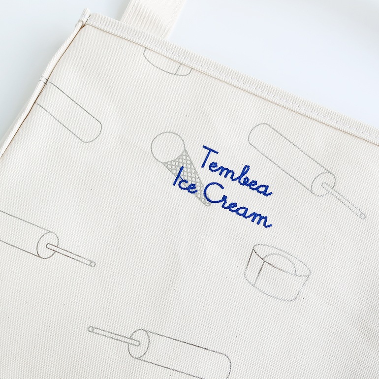【取扱い終了/セール】TEMBEA テンベア｜BAGUETTE TOTE MEDIUM　ICE