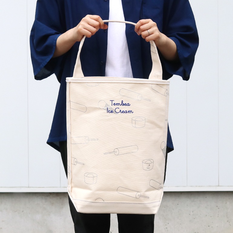 【取扱い終了/セール】TEMBEA テンベア｜BAGUETTE TOTE MEDIUM　ICE