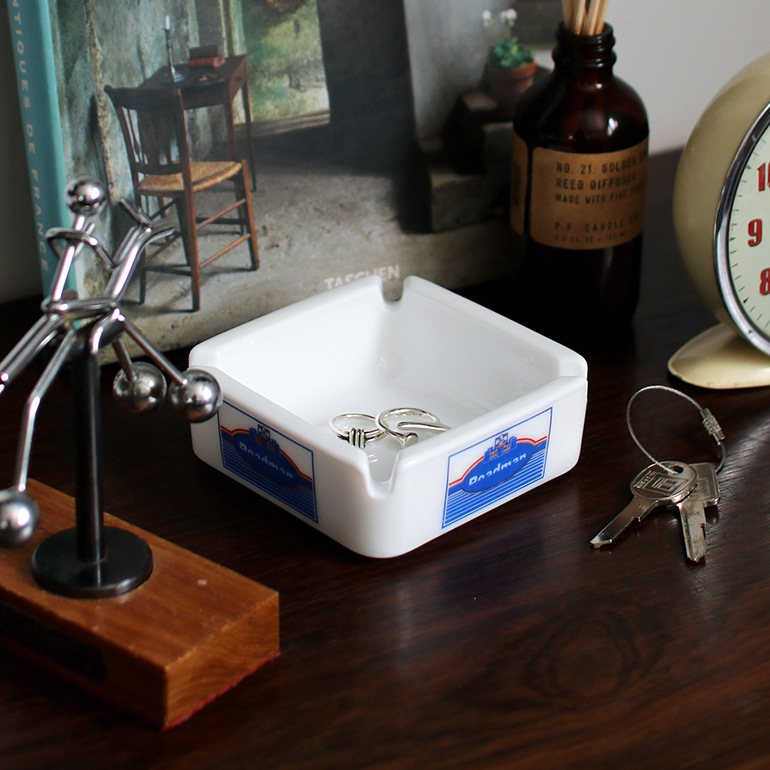 VINTAGE｜Roadman ミルクガラス 灰皿