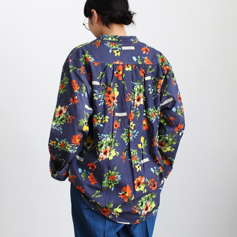 PUEBCO プエブコ｜PULLOVER SHIRT【FLOWER PRINT】