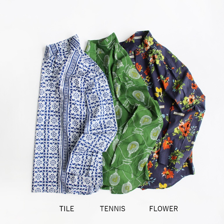 PUEBCO プエブコ｜PULLOVER SHIRT【FLOWER PRINT】