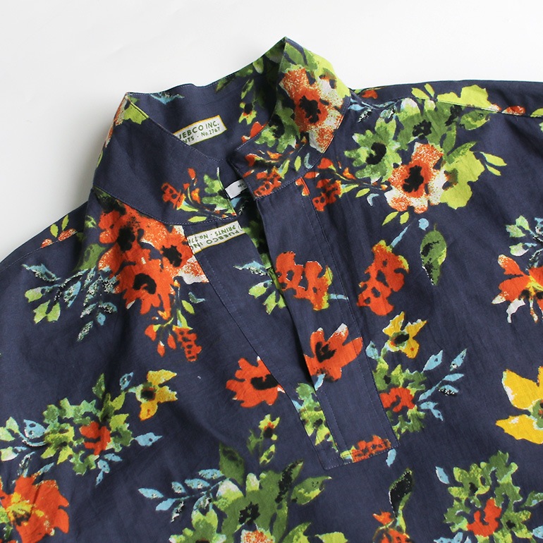 PUEBCO プエブコ｜PULLOVER SHIRT【FLOWER PRINT】