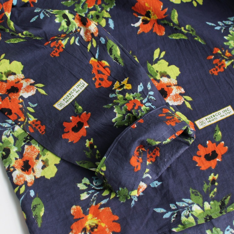 PUEBCO プエブコ｜PULLOVER SHIRT【FLOWER PRINT】