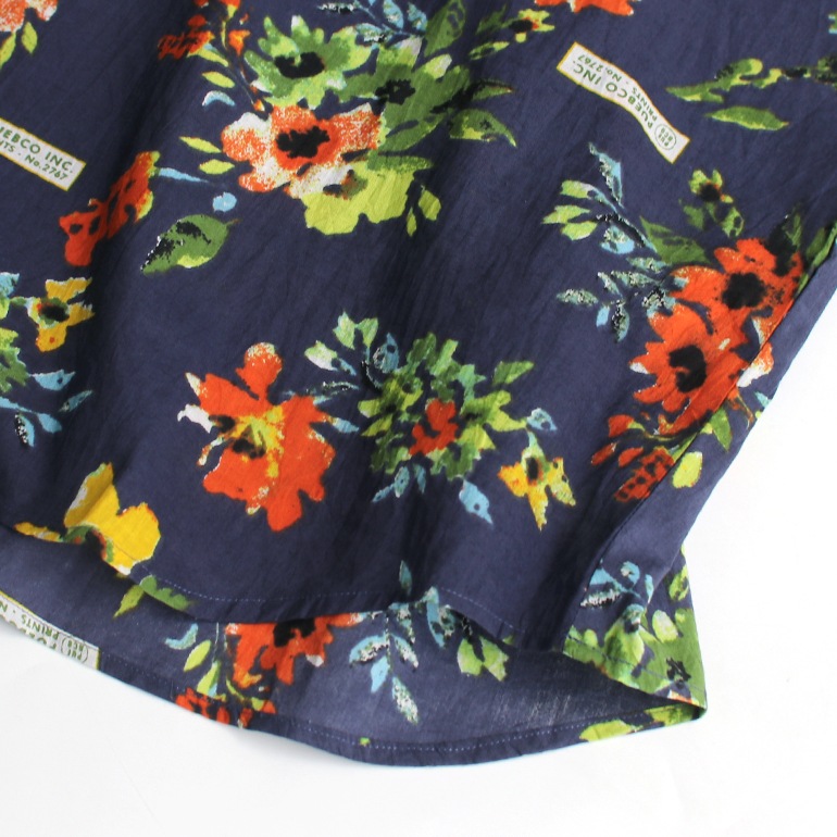 PUEBCO プエブコ｜PULLOVER SHIRT【FLOWER PRINT】