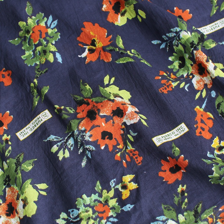 PUEBCO プエブコ｜PULLOVER SHIRT【FLOWER PRINT】