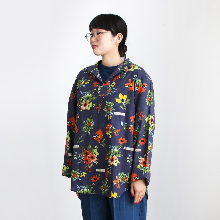 PUEBCO プエブコ｜PULLOVER SHIRT【FLOWER PRINT】