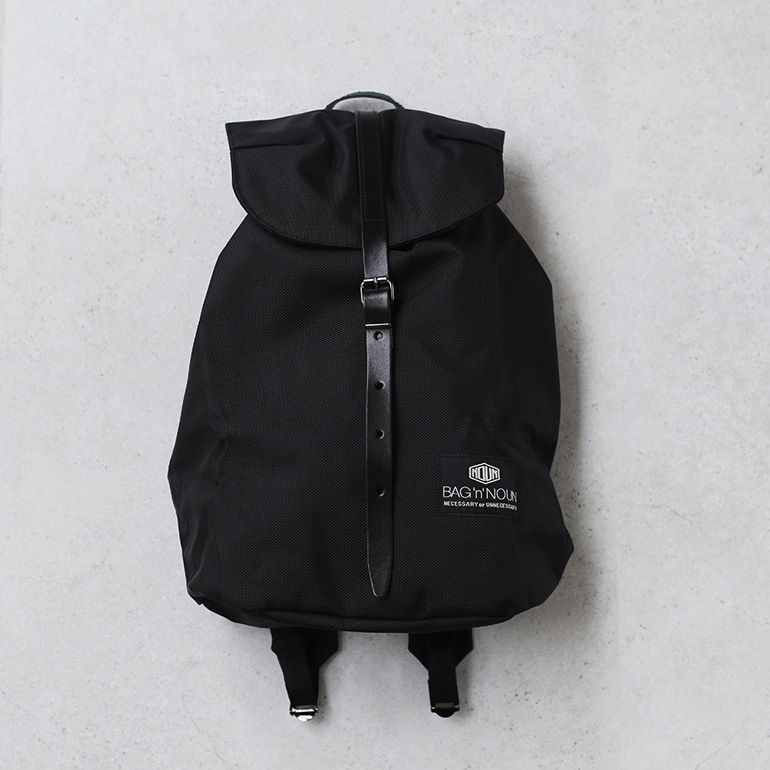 バッグンナウン bag'n'noun NAPSAC 'BLACK 黒リュック軽量