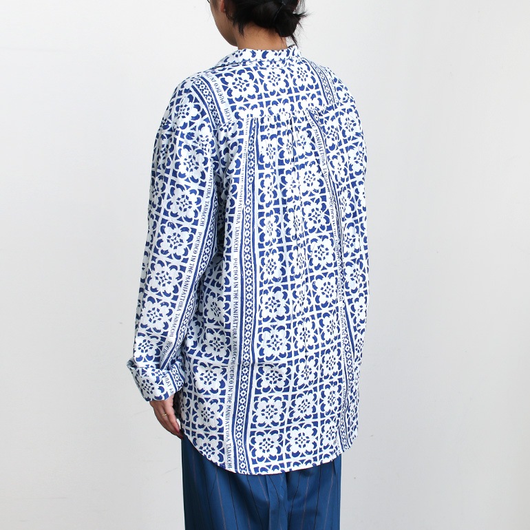 PUEBCO プエブコ｜PULLOVER SHIRT【TILE PRINT】