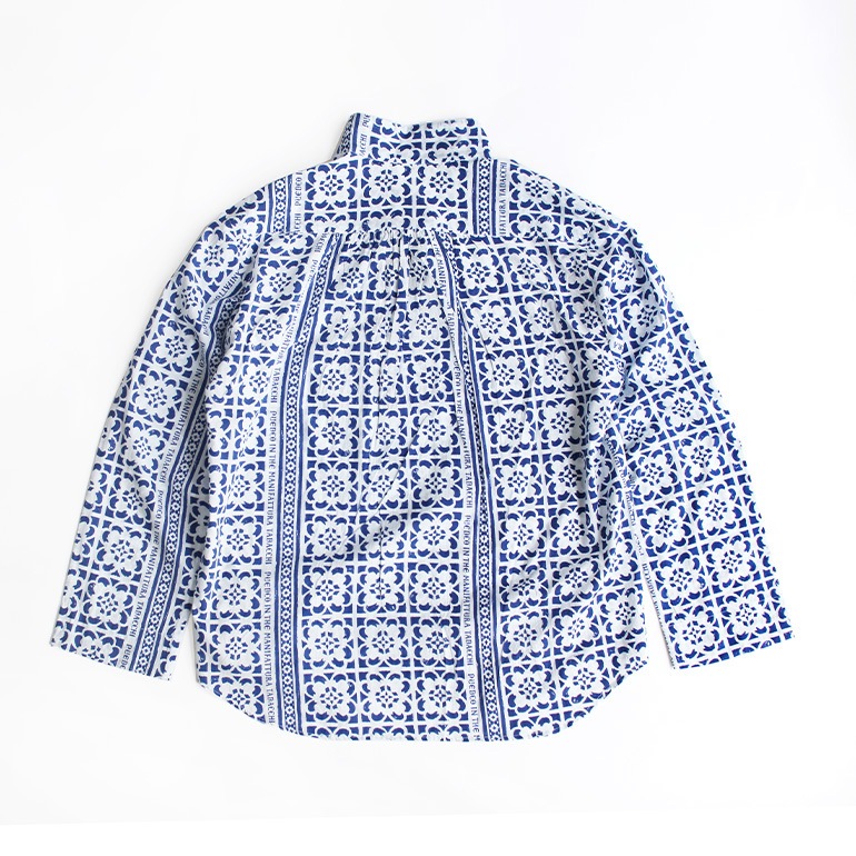 PUEBCO プエブコ｜PULLOVER SHIRT【TILE PRINT】