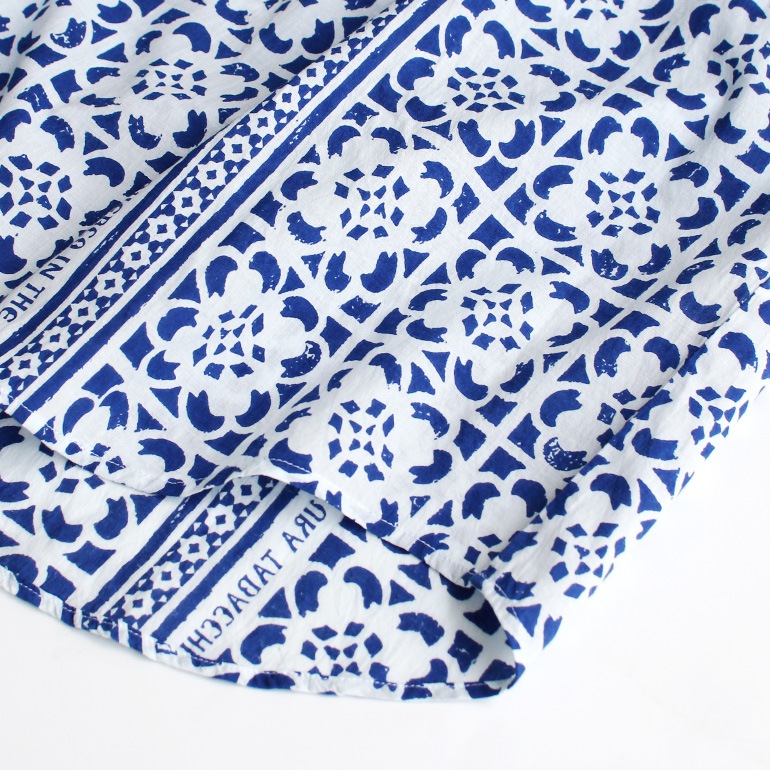 PUEBCO プエブコ｜PULLOVER SHIRT【TILE PRINT】