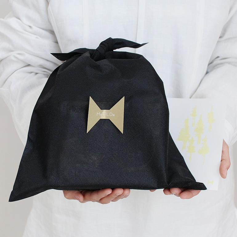 セルフギフトラッピングセット【L】(バッグ、ポストカード、シール入)