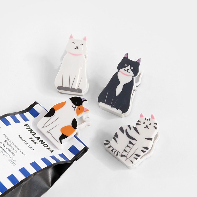 KIKKERLAND キッカーランド｜Kitty Bag Clips Set of 4