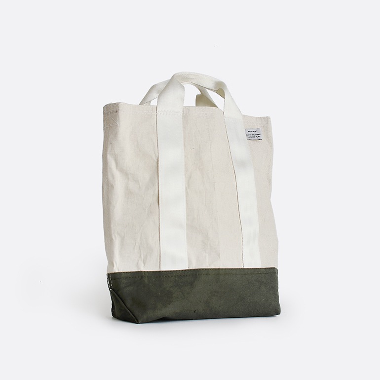 PUEBCO プエブコ｜LAMINATED FABRIC x VINTAGE FABRIC BAG 40x35