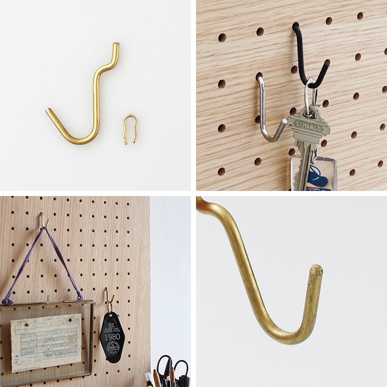 amabro アマブロ｜PEG HOOK Brass