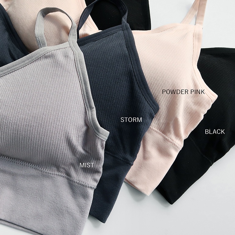 Boody ブーディー｜レディース リヨライト リブ ローバックブラ【全4色】