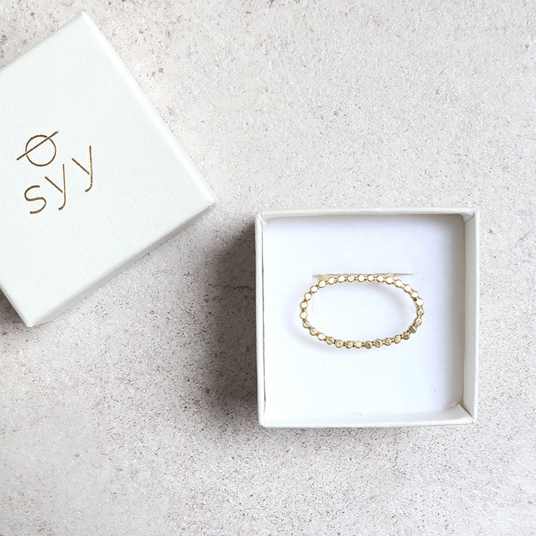 syy スー｜orbit 　真鍮リング