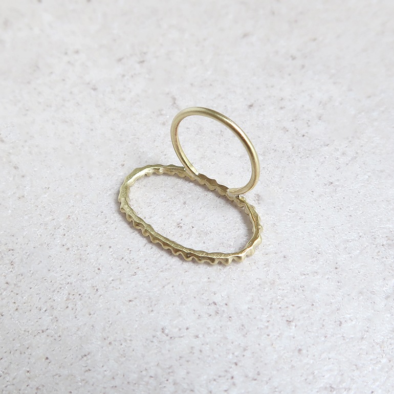 syy スー｜orbit 　真鍮リング