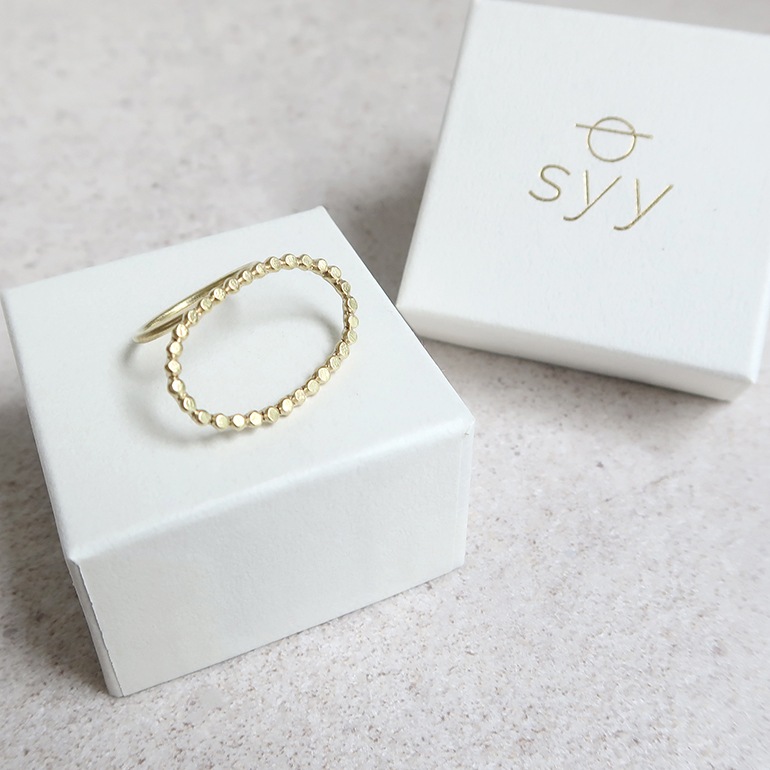 syy スー｜orbit 　真鍮リング