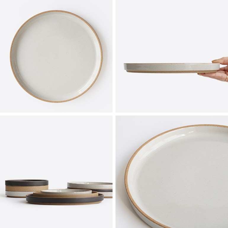 HASAMI PORCELAIN ハサミポーセリン｜Plate Φ22cm/グロスグレー HPM004