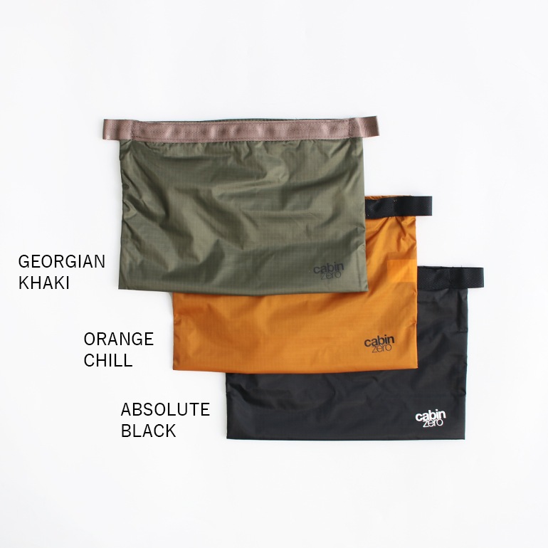 cabin zero キャビンゼロ｜ULTRALIGHT WASH POUCH 3.5L　ABSOLUTE BLACK