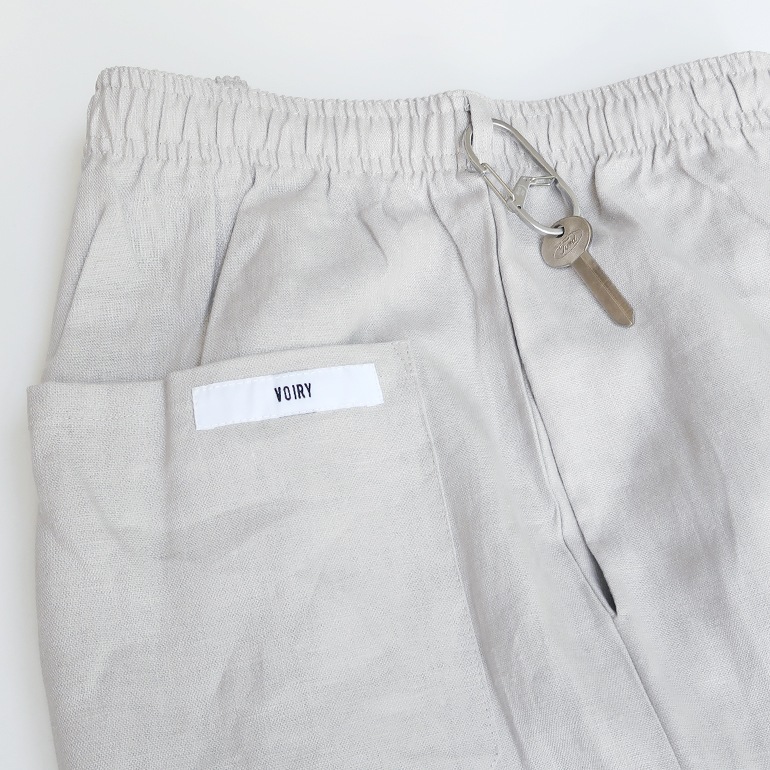 VOIRY ヴォイリー｜DOCTOR PANTS-LINEN BLACK