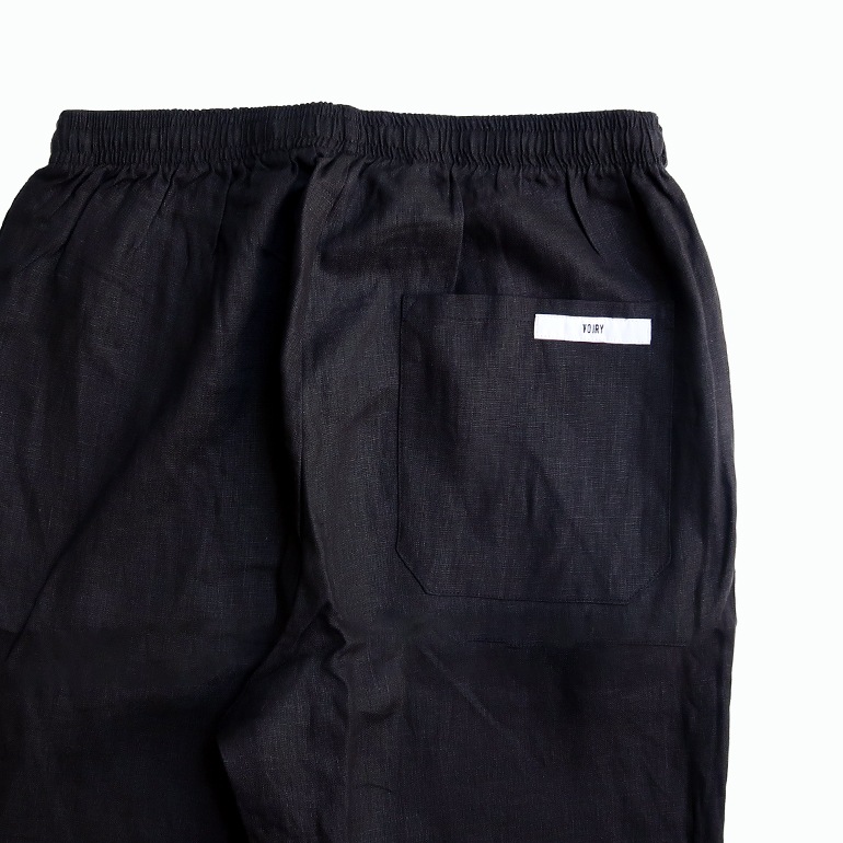 VOIRY ヴォイリー｜DOCTOR PANTS-LINEN BLACK