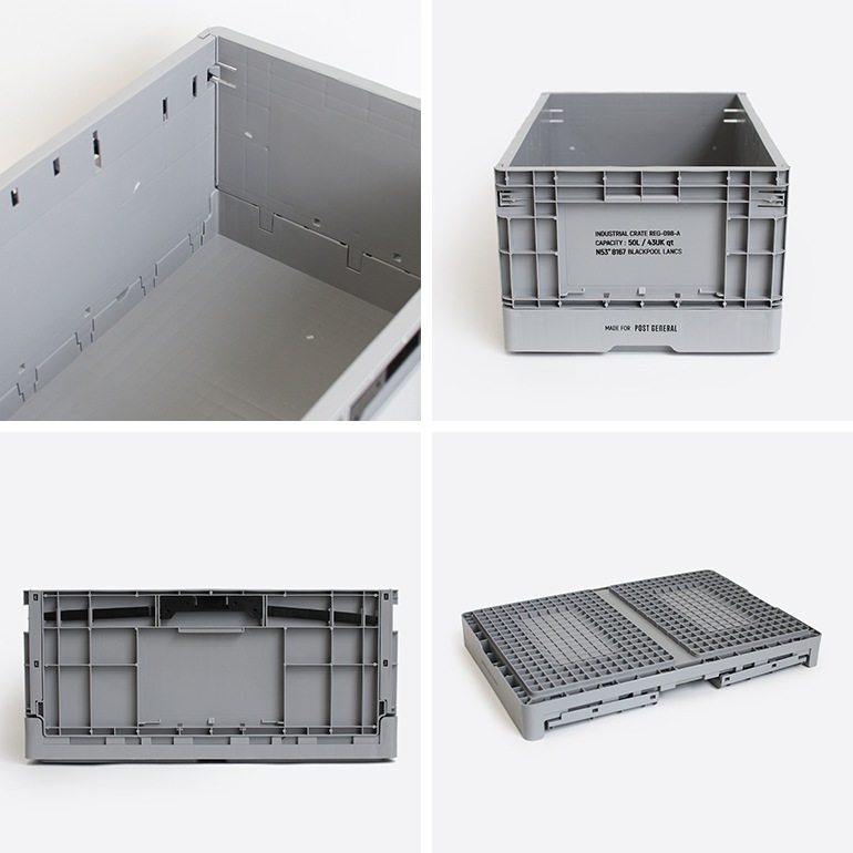 POST GENERAL ポストジェネラル｜INDUSTRIAL FOLDABLE CRATE インダストリアル フォルダブルクレート