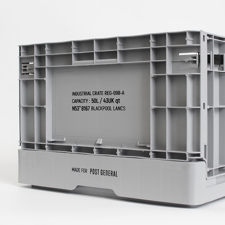 POST GENERAL ポストジェネラル｜INDUSTRIAL FOLDABLE CRATE インダストリアル フォルダブルクレート