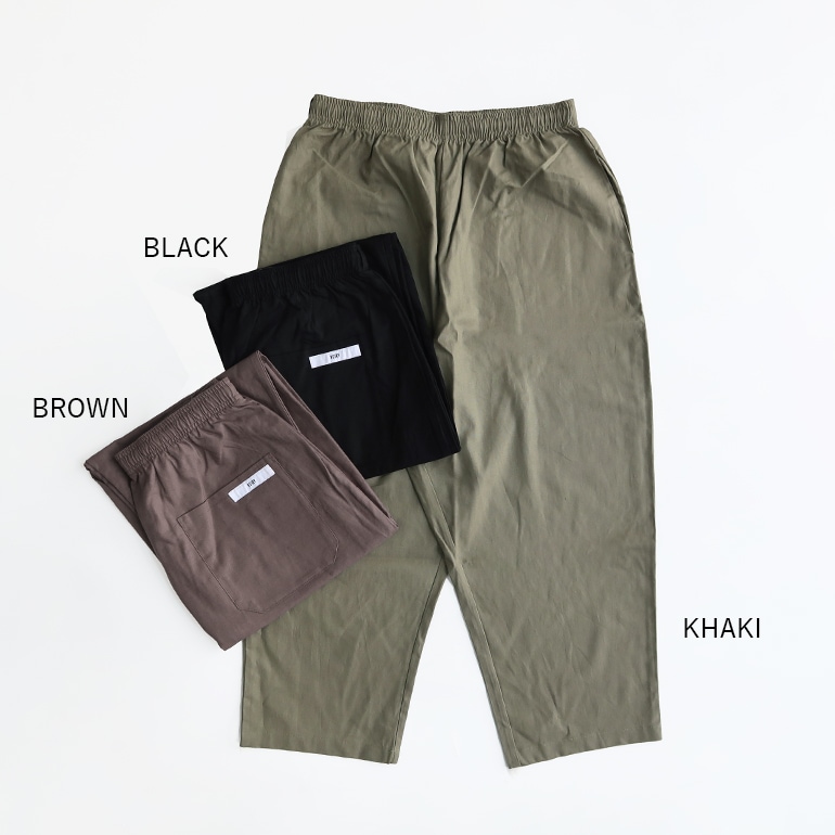 VOIRY ヴォイリー｜SUNDAY PANTS-COTTON/LINEN KHAKI 通販｜DUPON35