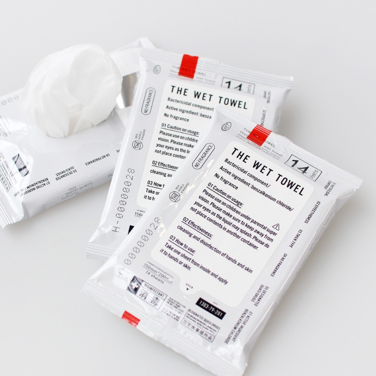 THE ザ｜THE WET TOWEL ポケットタイプ(3個入り)