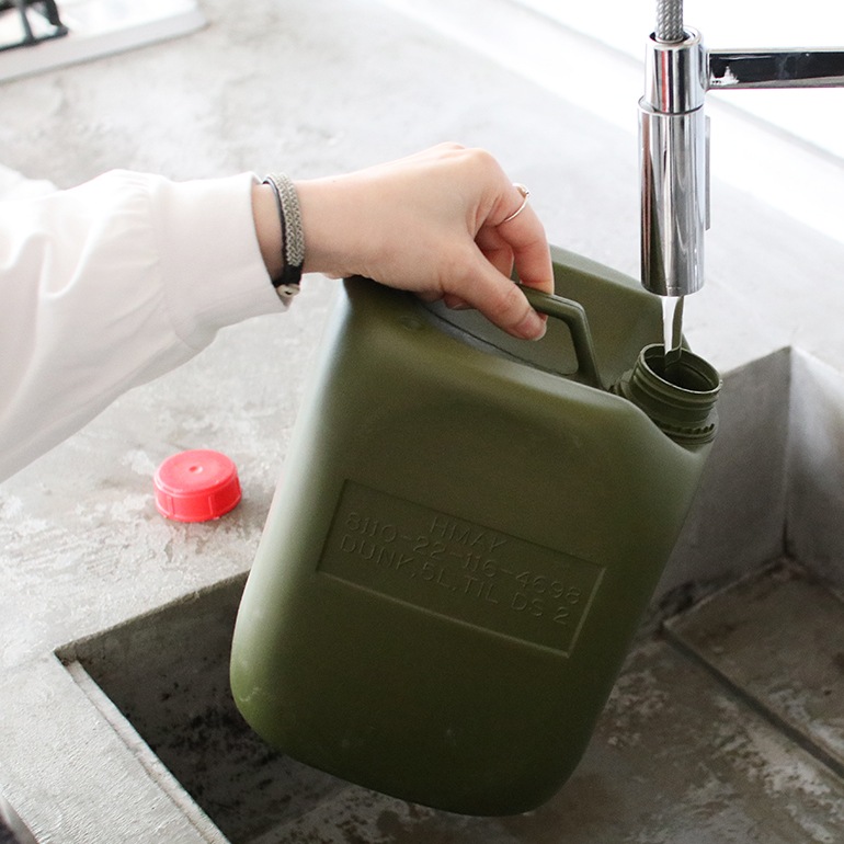 USED デンマーク軍 ウォーターボトル 5L