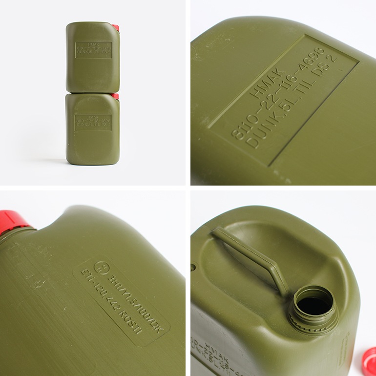 USED デンマーク軍 ウォーターボトル 5L