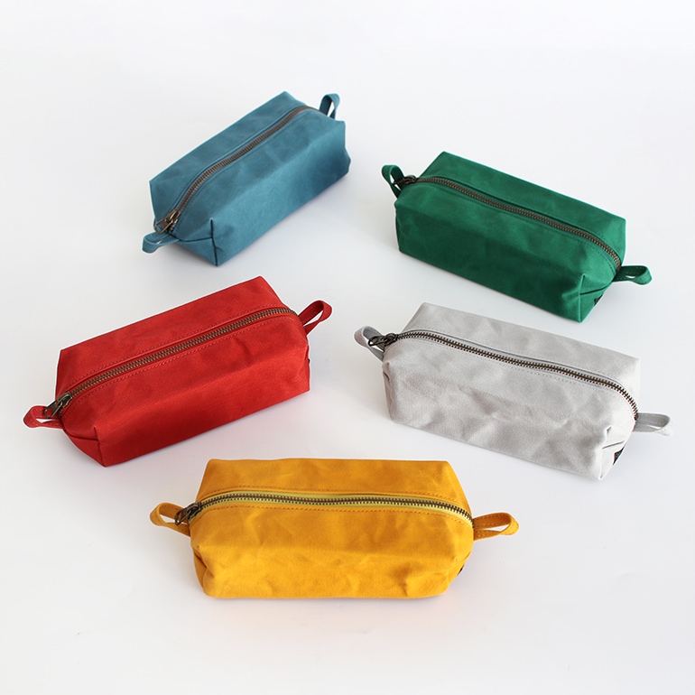 ateliers PENELOPE アトリエペネロープ｜エアポーチ　マスタード