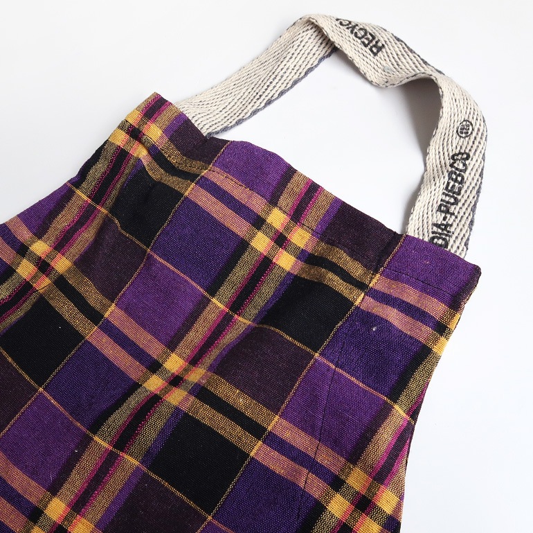 PUEBCO プエブコ｜RECYCLE COTTON CHECK APRON