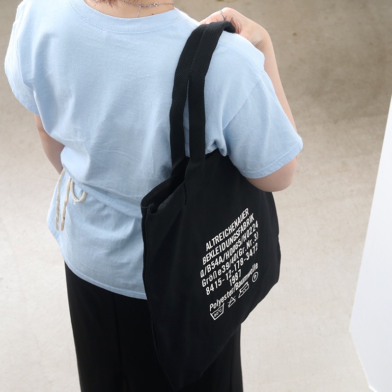 キャンバス トートバッグ ロゴ