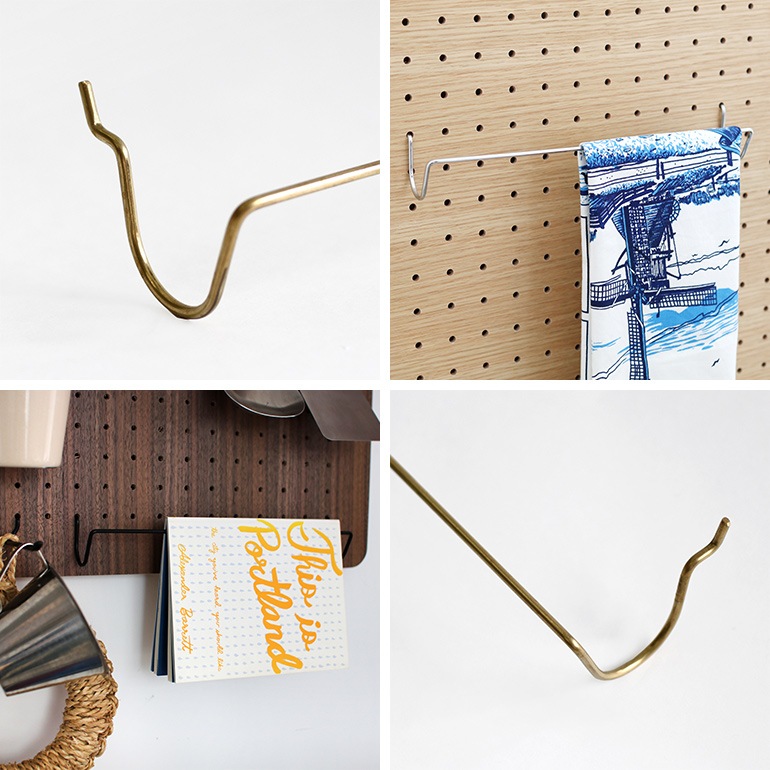 amabro アマブロ｜PEG HANGER Brass