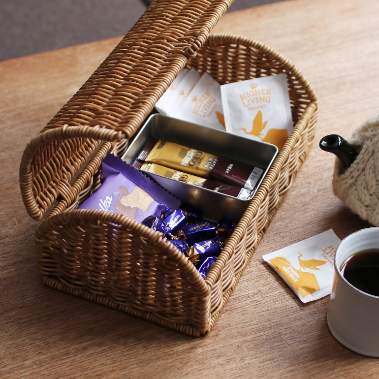 ユティル ナイール ふた付ローバスケット