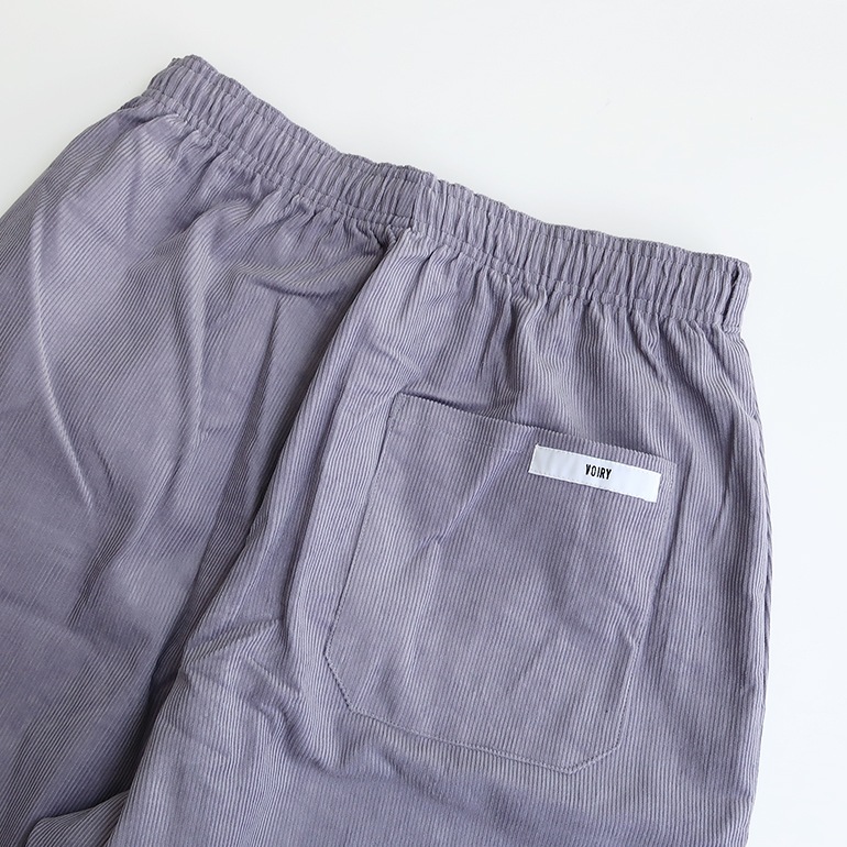 VOIRY ヴォイリー｜SUNDAY PANTS-CORDUROY LAVENDER