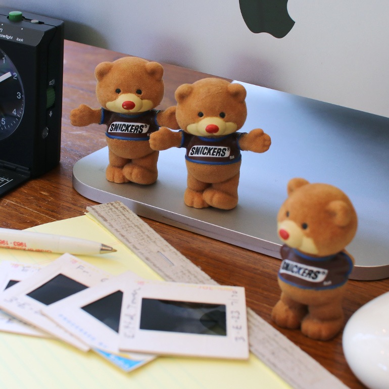 VINTAGE｜SNICKERS ベア フロッキーフィギュア