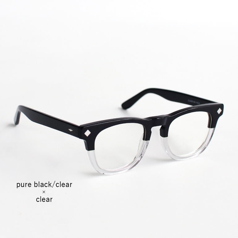 USタイプ セーフティーグラス モディファイ (ピュアブラック/クリア×クリア)