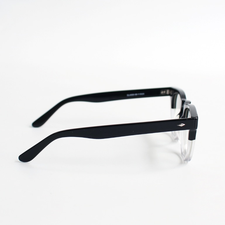 USタイプ セーフティーグラス モディファイ (ピュアブラック/クリア×クリア)