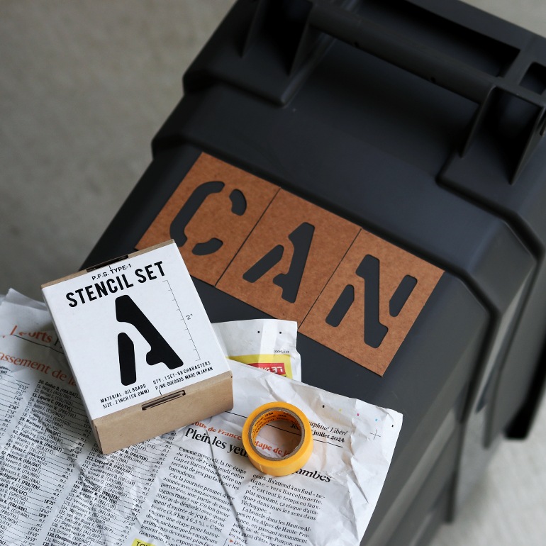 PACIFIC FURNITURE SERVICE パシフィックファニチャーサービス｜P.F.S. ORIGINAL STENCIL SET【2 inch】