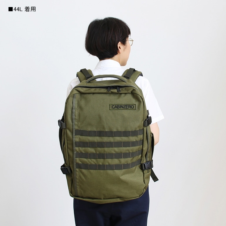 cabin zero キャビンゼロ｜MILITARY STYLE 44L　MILITARY GREEN