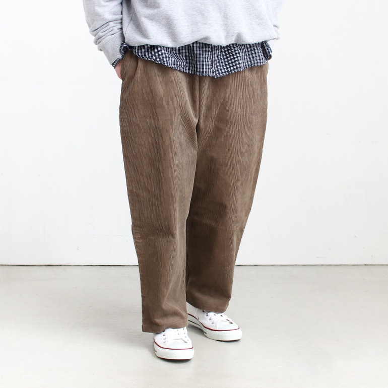 VOIRY ヴォイリー｜SUNDAY PANTS-CORDUROY L-BROWN 通販｜DUPON35