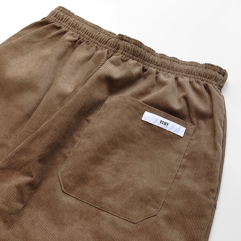 VOIRY ヴォイリー｜SUNDAY PANTS-CORDUROY L-BROWN 通販｜DUPON35