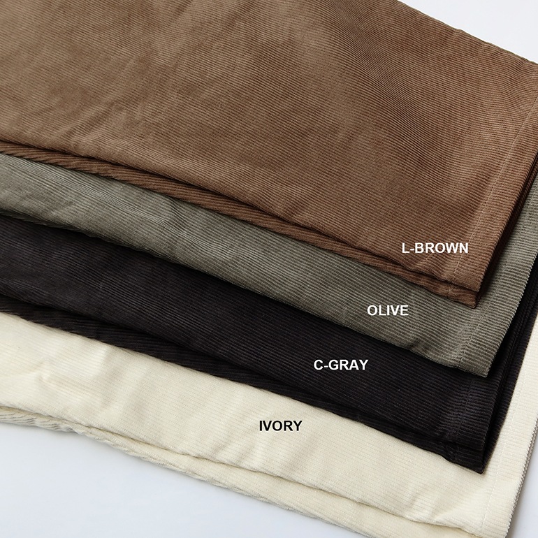 VOIRY ヴォイリー｜SUNDAY PANTS-CORDUROY C-GRAY 通販｜DUPON35